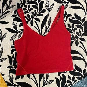 Lululemon red Align Tank size 4